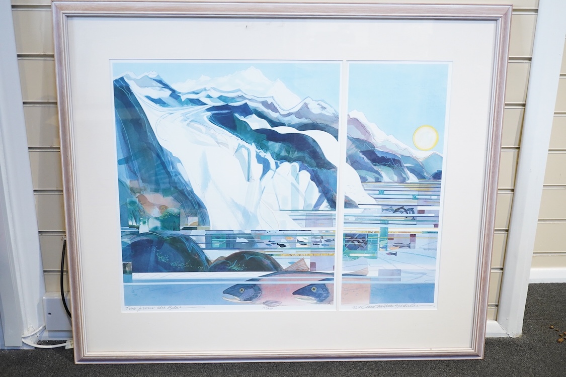 Anne Miletich Warder (American, b.1954), three limited edition colour prints to include 'Emerging Glacier Boy - Arctic Terns' and 'Two from the Blue', each signed in pencil and limited edition, largest 55 x 70cm
